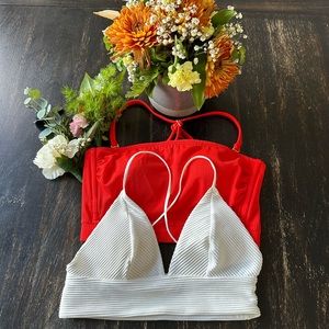 2 Swim Tops. Xhilaration Tube Top Size-XS. White top Size-XS